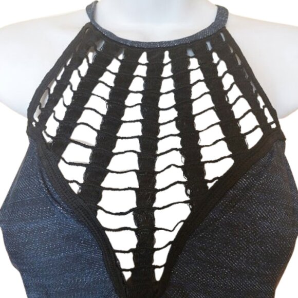 Blue 2 Piece Swimsuit Bathing Suit Size 1X NEW NWOT - Picture 8 of 9